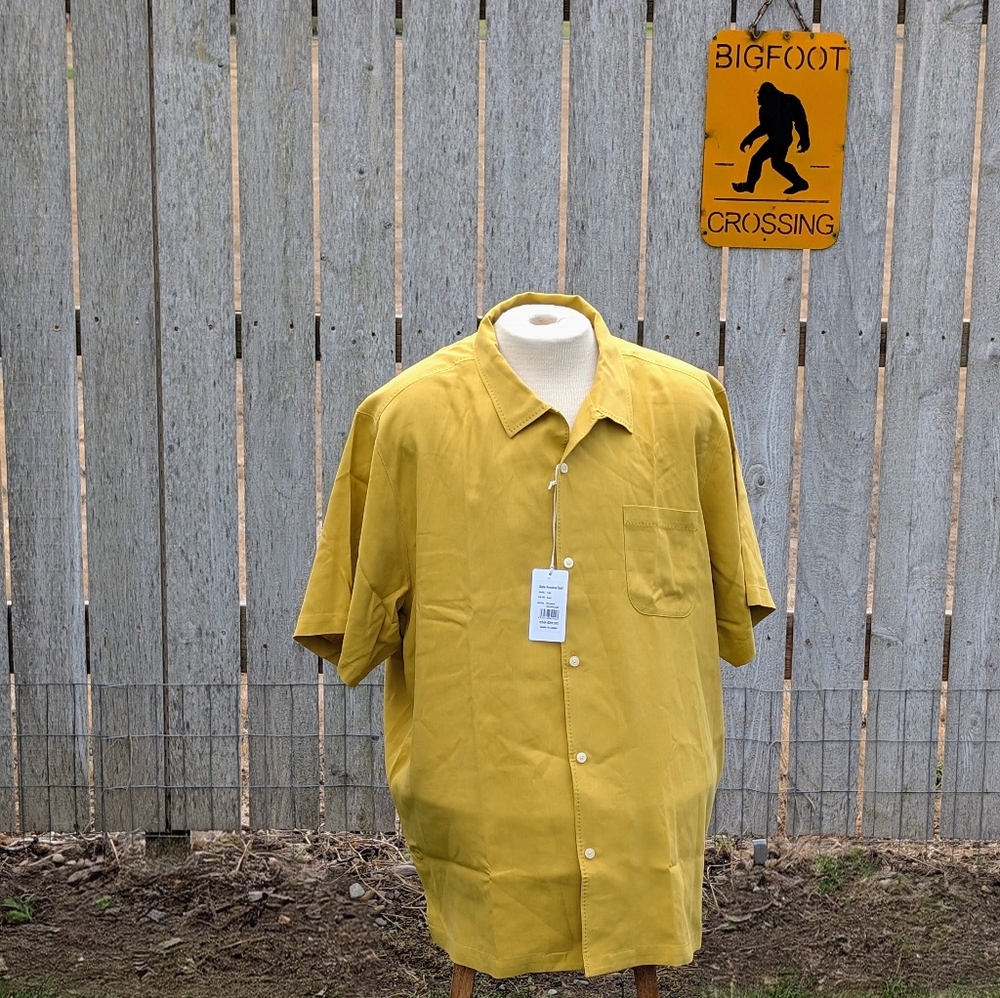 Havana Breeze Gold Hawaiian Silk